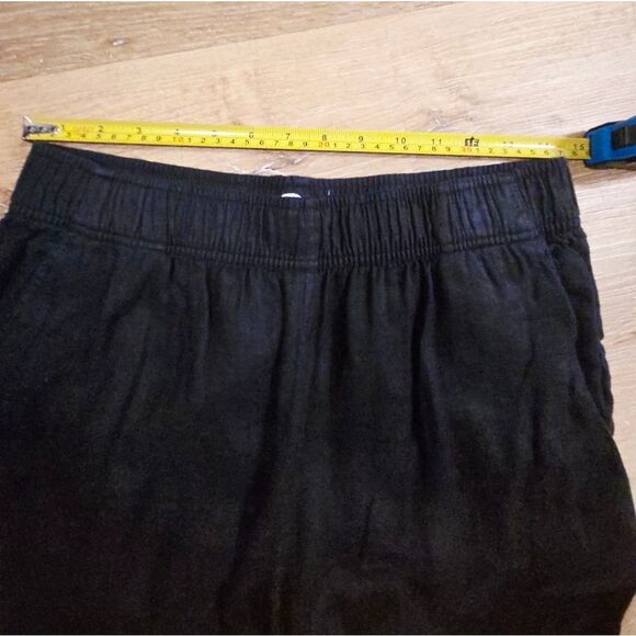 C&C California Black Wide Leg Pants with Elastic Waistband - Picture 8 of 13